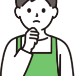 悩む男性ノイラスト